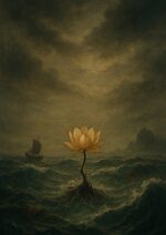 写意画・無根樹24章-第１章 #482– 道(タオ）の哲理詩に基づく写意画アート作品