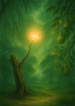 Xieyi・The Rootless Tree:24 Chapters-Chapter 2#343– Daoist-inspired Xieyi painting artwork