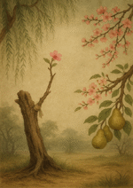 Xieyi・The Rootless Tree:24 Chapters-Chapter 2#434– Daoist-inspired Xieyi painting artwork