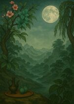 写意画・無根樹24章-第３章 #337– 道(タオ）の哲理詩に基づく写意画アート作品