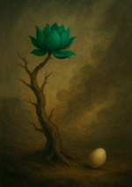 Xieyi・The Rootless Tree:24 Chapters-Chapter 3#406– Daoist-inspired Xieyi painting artwork