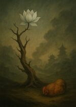 写意画・無根樹24章-第４章 #487– 道(タオ）の哲理詩に基づく写意画アート作品