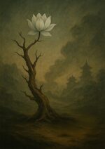 写意画・無根樹24章-第４章 #551– 道(タオ）の哲理詩に基づく写意画アート作品