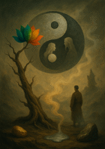 Xieyi・The Rootless Tree:24 Chapters-Chapter 5#474– Daoist-inspired Xieyi painting artwork