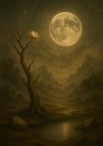 写意画・無根樹24章-第５章#475– 道(タオ）の哲理詩に基づく写意画アート作品