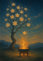 Xieyi・The Rootless Tree:24 Chapters-Chapter 9#312– Daoist-inspired Xieyi painting artwork