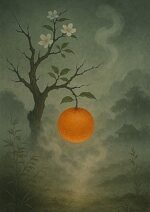 写意画・無根樹24章-第10章#322– 道(タオ）の哲理詩に基づく写意画アート作品