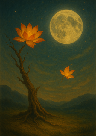 Xieyi・The Rootless Tree:24 Chapters-Chapter 12#346– Daoist-inspired Xieyi painting artwork