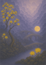 Xieyi・The Rootless Tree:24 Chapters-Chapter 14#450– Daoist-inspired Xieyi painting artwork