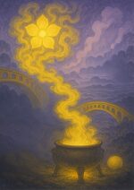 写意画・無根樹24章-第15章#318– 道(タオ）の哲理詩に基づく写意画アート作品