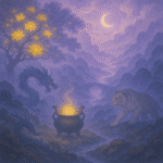 Xieyi・The Rootless Tree:24 Chapters-Chapter 16#506– Daoist-inspired Xieyi painting artwork