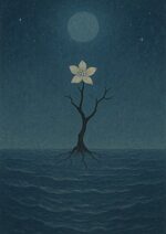 写意画・無根樹24章-第17章#486– 道(タオ）の哲理詩に基づく写意画アート作品