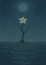 Xieyi・The Rootless Tree:24 Chapters-Chapter 17#486– Daoist-inspired Xieyi painting artwork