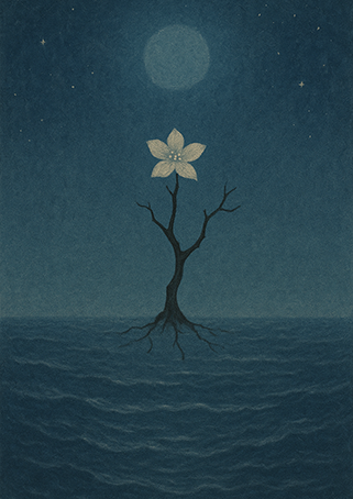 Xieyi・The Rootless Tree:24 Chapters-Chapter 17#486– Daoist-inspired Xieyi painting artwork