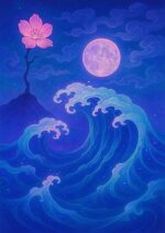 写意画・無根樹24章-第18章#489– 道(タオ）の哲理詩に基づく写意画アート作品