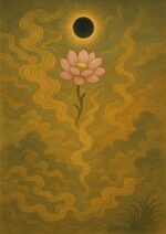 写意画・無根樹24章-第19章#342– 道(タオ）の哲理詩に基づく写意画アート作品