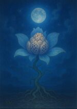 写意画・無根樹24章-第20章#402– 道(タオ）の哲理詩に基づく写意画アート作品