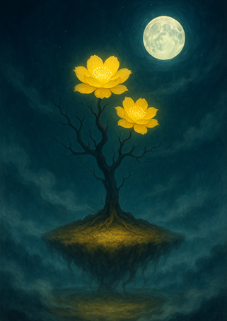 Xieyi・The Rootless Tree:24 Chapters-Chapter 21#464– Daoist-inspired Xieyi painting artwork