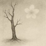 写意画・無根樹24章-第24章#528– 道(タオ）の哲理詩に基づく写意画アート作品