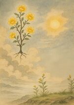 写意画・無根樹24章-補篇第2章#287– 道(タオ）の哲理詩に基づく写意画アート作品