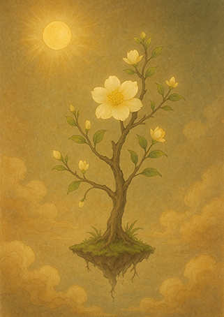 Xieyi・The Rootless Tree:24 Chapters-Appendix II#392– Daoist-inspired Xieyi painting artwork