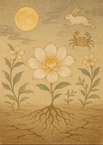 写意画・無根樹24章-補篇第3章#494– 道(タオ）の哲理詩に基づく写意画アート作品