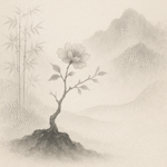 Xieyi・The Rootless Tree:100 Verses-Verse 1#529– Daoist-inspired Xieyi painting artwork