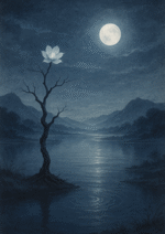 Xieyi・The Rootless Tree:100 Verses-Verse 9#386– Daoist-inspired Xieyi painting artwork