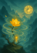 Xieyi・The Rootless Tree:100 Verses-Verse 10#391– Daoist-inspired Xieyi painting artwork