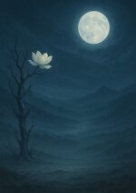 写意画・無根樹100首-第13首#331– 道(タオ）の哲理詩に基づく写意画アート作品