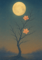 Xieyi・The Rootless Tree:100 Verses-Verse 14#583– Daoist-inspired Xieyi painting artwork