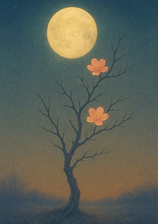 Xieyi・The Rootless Tree:100 Verses-Verse 14#583– Daoist-inspired Xieyi painting artwork