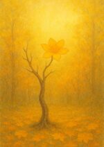 写意画・無根樹100首-第14首#585– 道(タオ）の哲理詩に基づく写意画アート作品