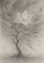 写意画・無根樹100首-第16首#372– 道(タオ）の哲理詩に基づく写意画アート作品