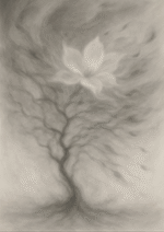 Xieyi・The Rootless Tree:100 Verses-Verse 16#372– Daoist-inspired Xieyi painting artwork