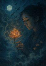 写意画・無根樹100首-第17首#326– 道(タオ）の哲理詩に基づく写意画アート作品