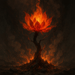 Xieyi・The Rootless Tree:100 Verses-Verse 17#508– Daoist-inspired Xieyi painting artwork