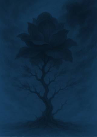 Xieyi・The Rootless Tree:100 Verses-Verse 19#441– Daoist-inspired Xieyi painting artwork