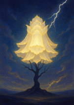 Xieyi・The Rootless Tree:100 Verses-Verse 19#478– Daoist-inspired Xieyi painting artwork