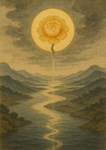 Xieyi・The Rootless Tree:100 Verses-Verse 22#457– Daoist-inspired Xieyi painting artwork