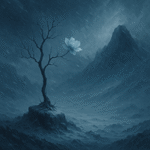 Xieyi・The Rootless Tree:100 Verses-Verse 24#535– Daoist-inspired Xieyi painting artwork