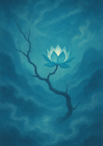 Xieyi・The Rootless Tree:100 Verses-Verse 25#555– Daoist-inspired Xieyi painting artwork