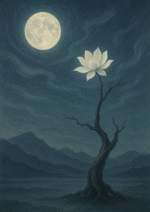 Xieyi・The Rootless Tree:100 Verses-Verse 26#491– Daoist-inspired Xieyi painting artwork