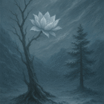 Xieyi・The Rootless Tree:100 Verses-Verse 29#523– Daoist-inspired Xieyi painting artwork