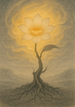 Xieyi・The Rootless Tree:100 Verses-Verse 30#299– Daoist-inspired Xieyi painting artwork