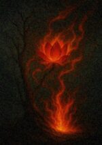 写意画・無根樹100首-第31首#305– 道(タオ）の哲理詩に基づく写意画アート作品