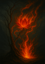 Xieyi・The Rootless Tree:100 Verses-Verse 31#305– Daoist-inspired Xieyi painting artwork