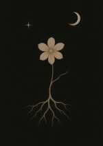 Xieyi・The Rootless Tree:100 Verses-Verse 34#435– Daoist-inspired Xieyi painting artwork