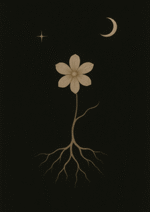 Xieyi・The Rootless Tree:100 Verses-Verse 34#435– Daoist-inspired Xieyi painting artwork