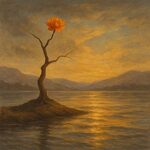 写意画・無根樹100首-第36首#515– 道(タオ）の哲理詩に基づく写意画アート作品